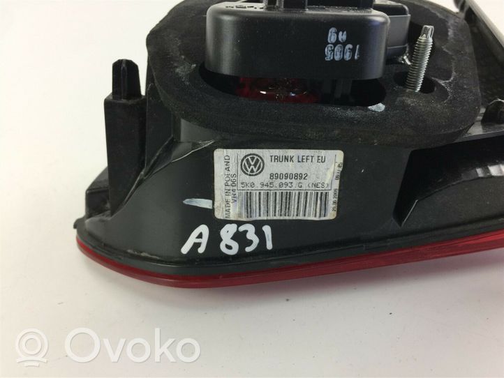 Volkswagen Golf VI Lampa tylna 5K0945093G