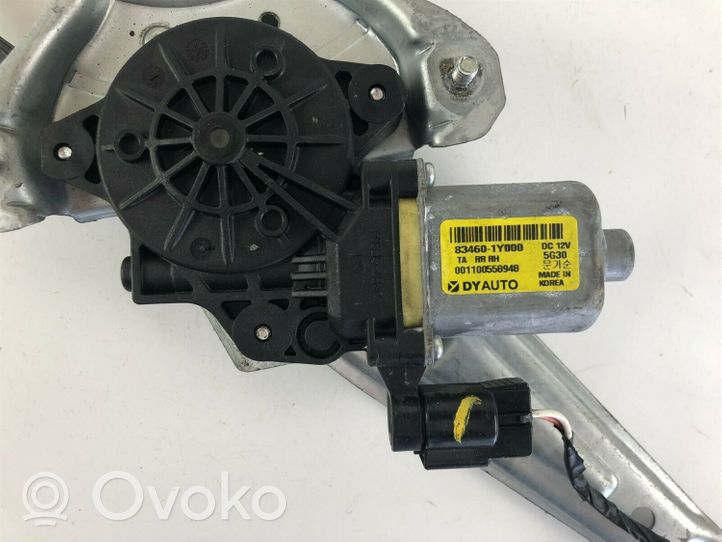 KIA Picanto Motorino alzacristalli della portiera anteriore 834601Y000