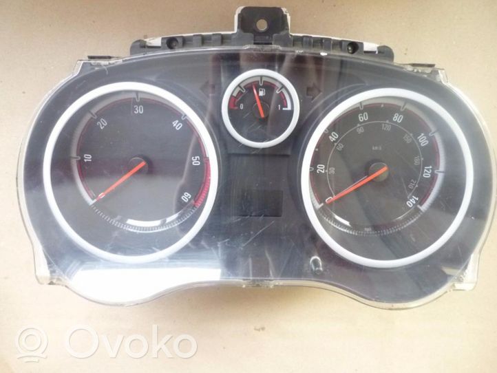 Vauxhall Corsa D Compteur de vitesse tableau de bord P0013252155