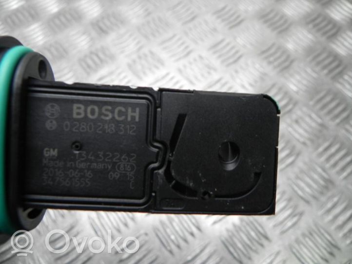 Vauxhall Zafira C Sensor de la presión del aire 13432262