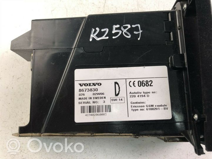 Volvo XC70 Panel / Radioodtwarzacz CD/DVD/GPS 8673830