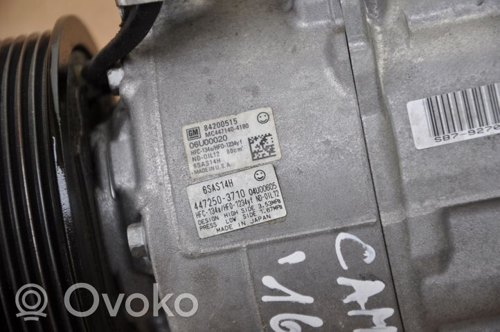 Chevrolet Camaro Ilmastointilaitteen kompressorin pumppu (A/C) 84200515