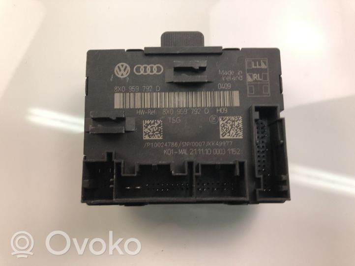 Volkswagen Golf VI Centralina/modulo portiere 8X0959792D