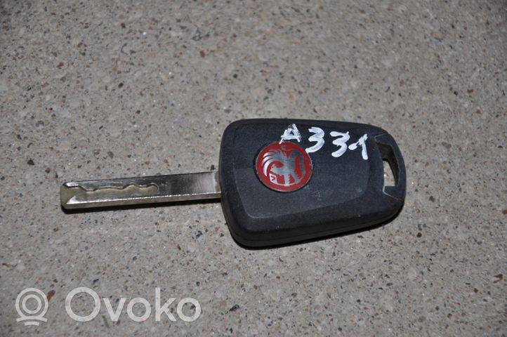 Opel Vectra C Klucz / Karta zapłonu 