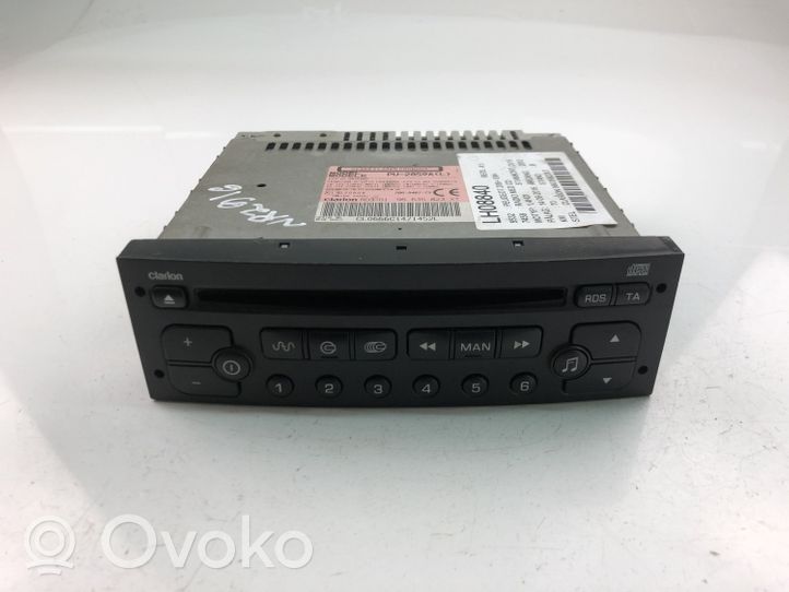 Peugeot 206+ Unità principale autoradio/CD/DVD/GPS 96635823XT