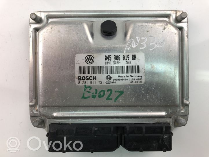 Volkswagen Fox Calculateur moteur ECU 045906019BN