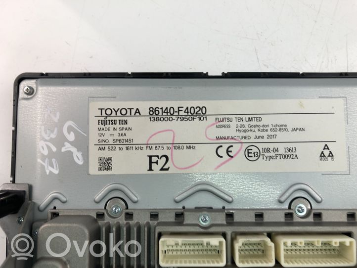 Toyota C-HR Monitor/display/piccolo schermo 86140F4020
