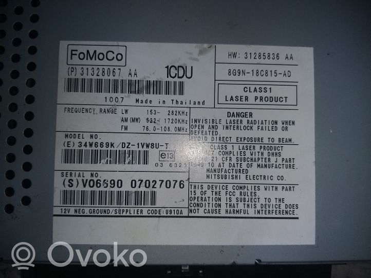 Volvo S80 Unité principale radio / CD / DVD / GPS 31328067AA31285836AA