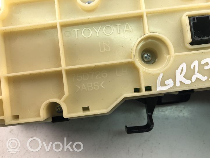 Toyota Prius (XW30) Ilmastoinnin ohjainlaite 75D726