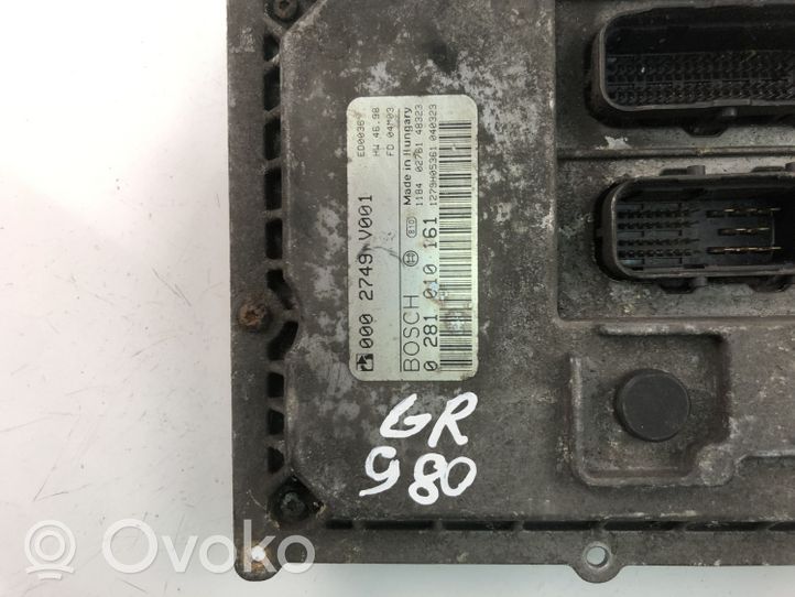 Smart ForTwo I Sterownik / Moduł ECU 0281010161