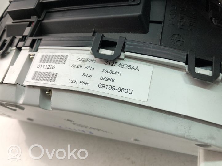 Volvo S80 Tachimetro (quadro strumenti) 31254535AA