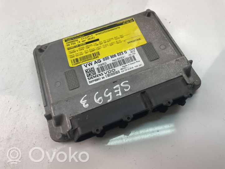 Volkswagen Fox Engine control unit/module 03D906023Q