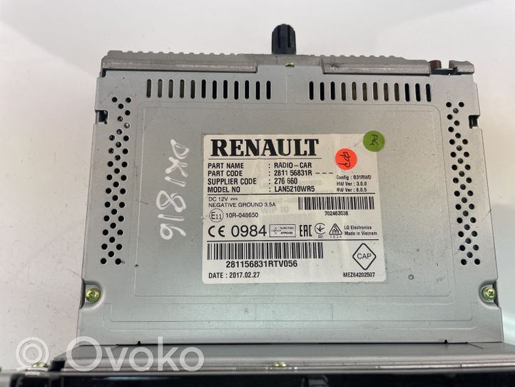 Renault Clio IV Moduł / Sterownik dziku audio HiFi 281156831R