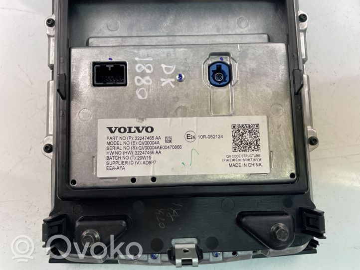 Volvo XC90 Moduł / Sterownik dziku audio HiFi 32247465AA
