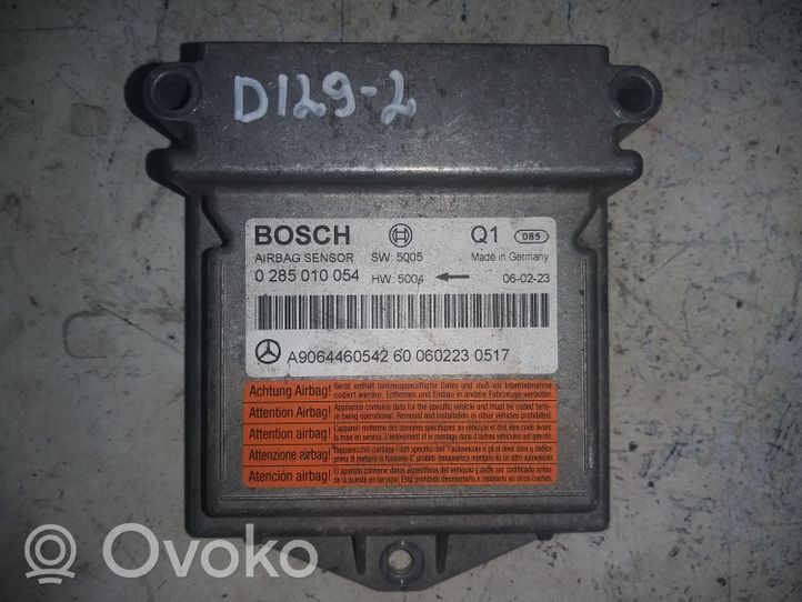 Mercedes-Benz Sprinter W901 W902 W903 W904 Module de contrôle airbag 0285010054