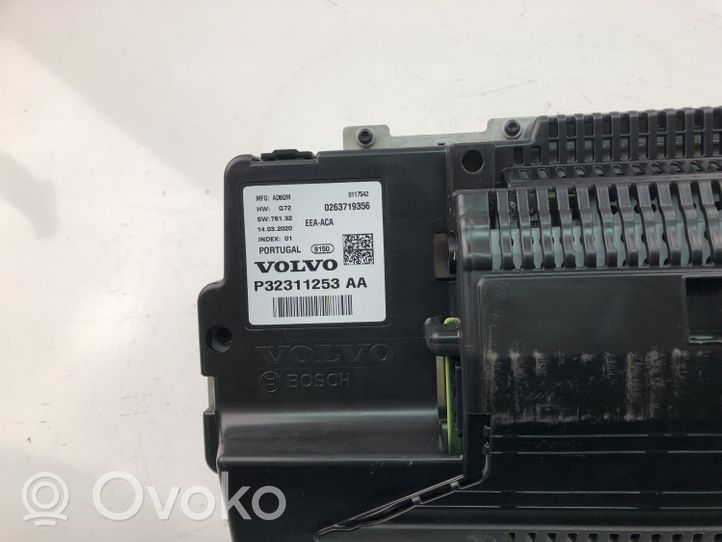 Volvo V60 Tachimetro (quadro strumenti) P32311253AA