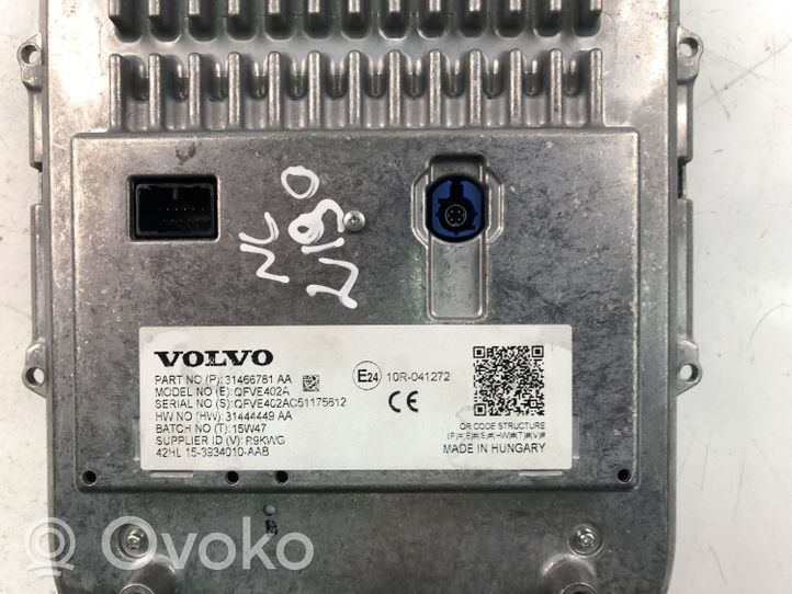 Volvo XC90 Monitor / wyświetlacz / ekran 31466781AA