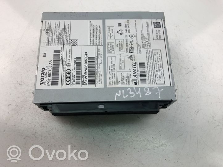 Volvo V60 Moduł / Sterownik dziku audio HiFi 31667135AA