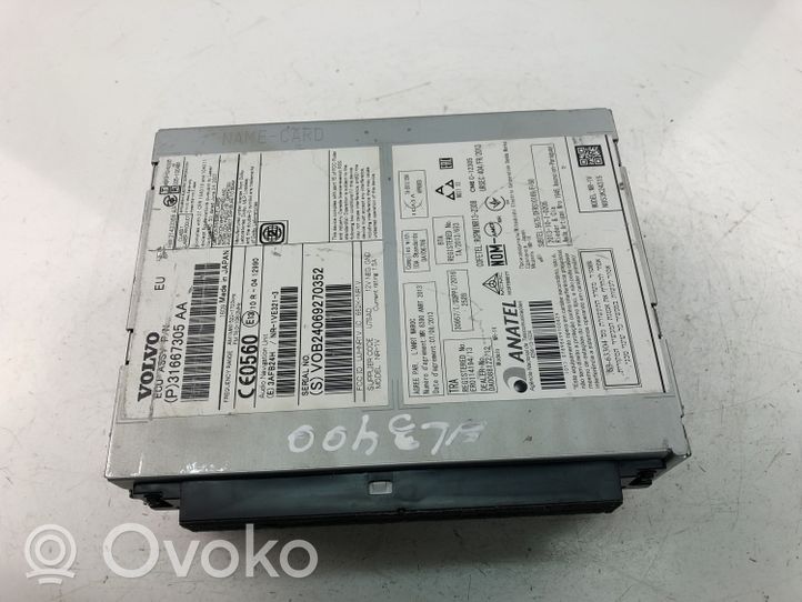 Volvo V60 Moduł / Sterownik dziku audio HiFi 31667305AA