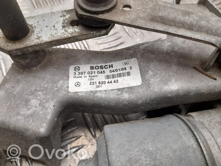 Mercedes-Benz S W221 Mechanizm wycieraczek szyby przedniej / czołowej 2218204442