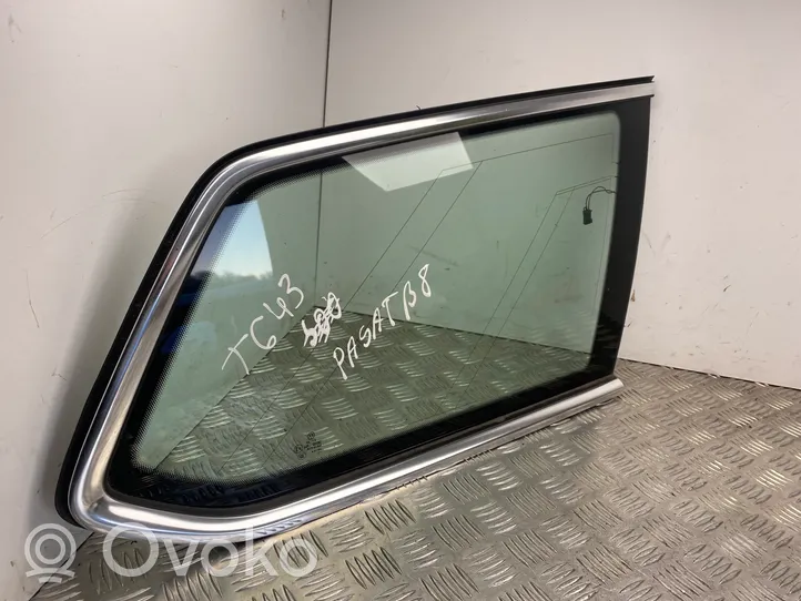 Volkswagen PASSAT B8 Vetro del deflettore posteriore 3G9845298CF