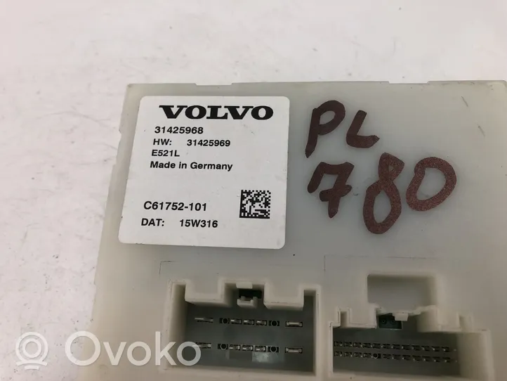 Volvo XC60 Sterownik / Moduł elektrycznej klapy tylnej / bagażnika 31425968