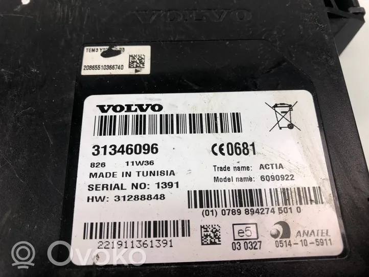 Volvo XC60 Autres unités de commande / modules 31346096