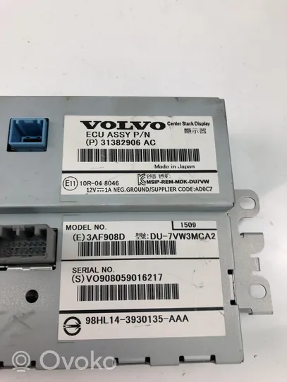 Volvo V60 Monitor / wyświetlacz / ekran 31382906AC