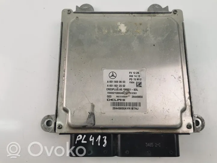 Mercedes-Benz C AMG W205 Calculateur moteur ECU A6519000603