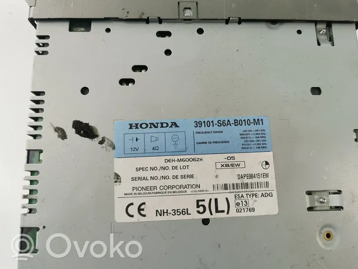 Honda Civic IX Radio/CD/DVD/GPS-pääyksikkö 39101S6AB010M1