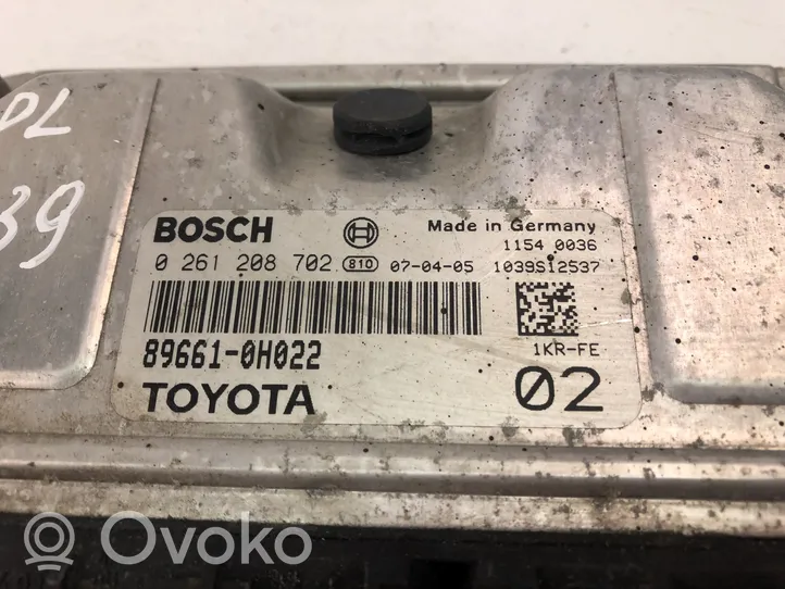 Toyota Aygo AB10 Sterownik / Moduł ECU 896610H022