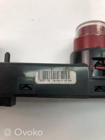 Fiat 500 Hazard light switch 735451108