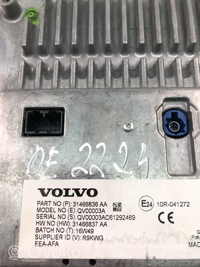 Volvo XC40 Ekranas/ displėjus/ ekraniukas 31466836AA