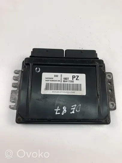 Chevrolet Matiz Calculateur moteur ECU 96417290