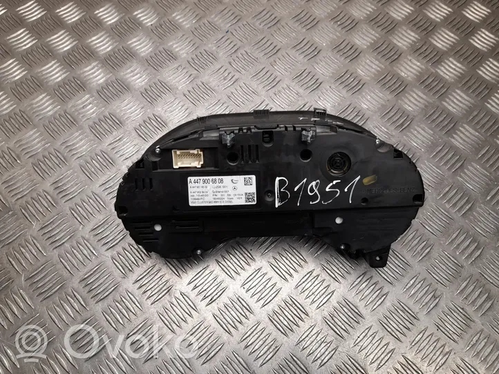 Mercedes-Benz Vito Viano W447 Tachimetro (quadro strumenti) A4479006808