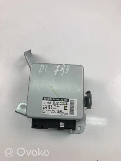 Toyota Yaris Power steering control unit/module 896500D293