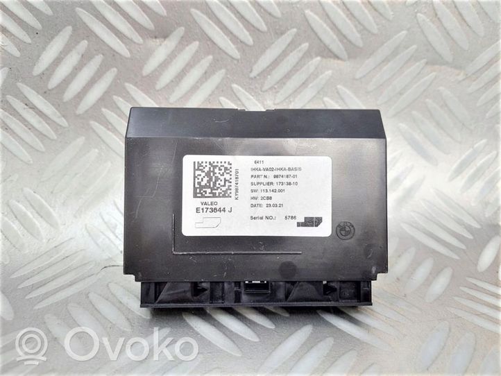 BMW 2 F22 F23 Module unité de contrôle climatisation 9874187