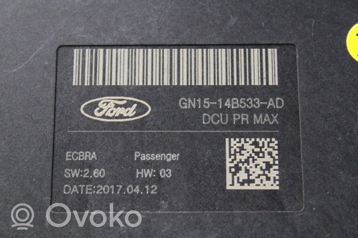 Ford Ecosport Unité de commande module de porte GN15-14B533-AD