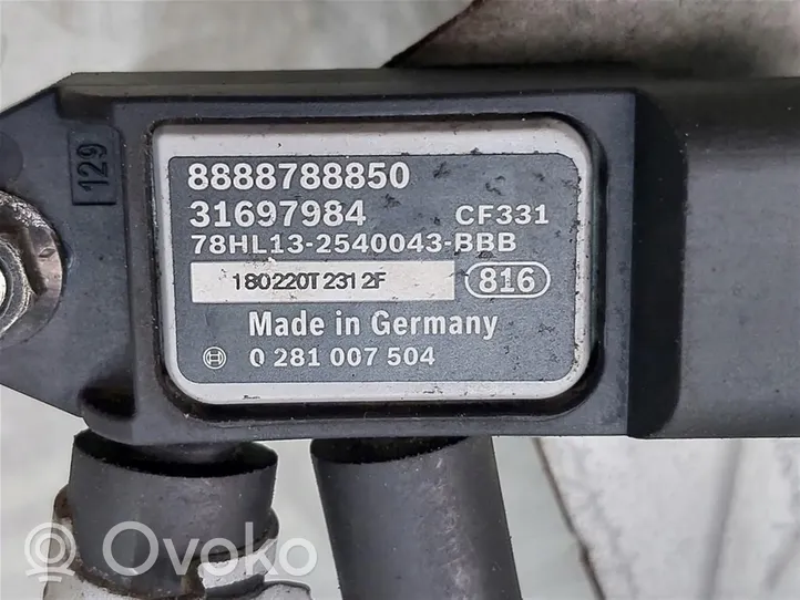 Volvo XC40 Sensore di pressione dei gas di scarico 31697984