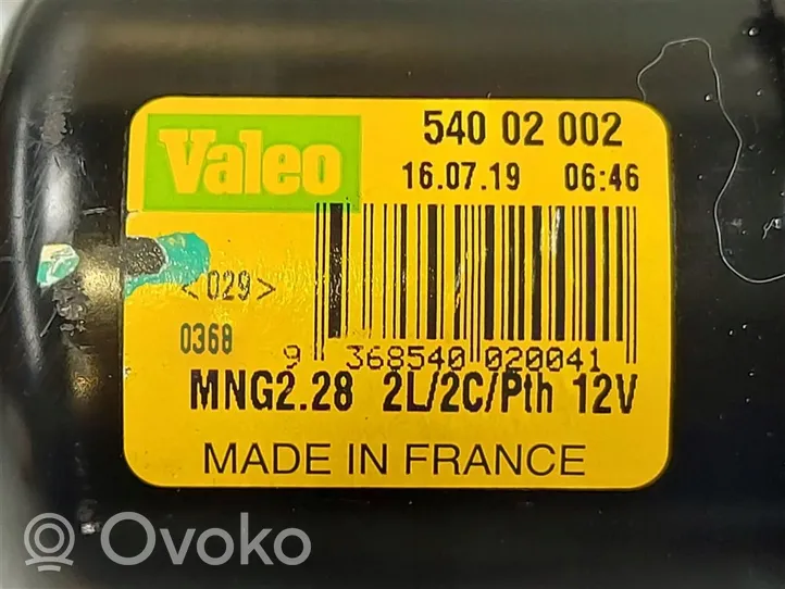Renault Kangoo II Valytuvų mechanizmo komplektas 8200409693