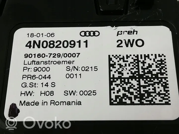 Audi A8 S8 D5 Mascherina climatizzatore/regolatore riscaldamento 4N0820911