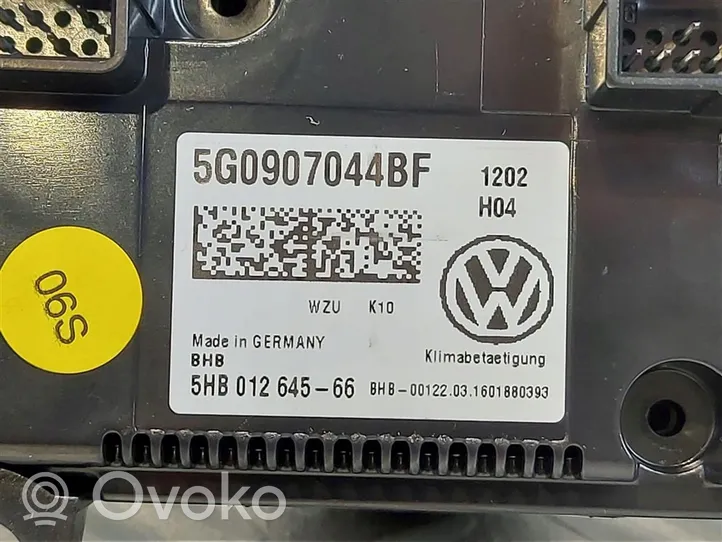 Volkswagen Touran III Ilmastointi-/lämmityslaitteen säätimen kehys 5G0907044BF