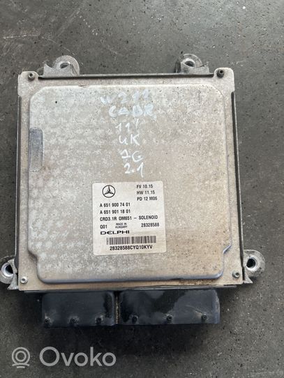 Mercedes-Benz E A207 Variklio valdymo blokas A6519007401