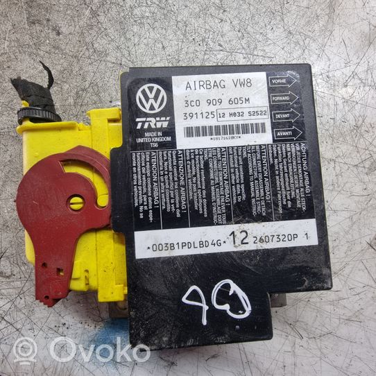 Volkswagen PASSAT B6 Module de contrôle airbag 3C0909605M