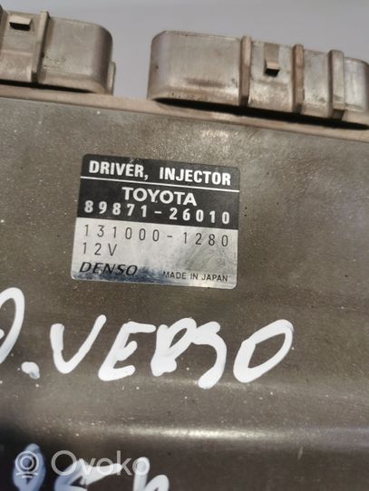 Toyota Avensis Verso Polttoaineen ruiskutuksen ohjainlaite/moduuli 