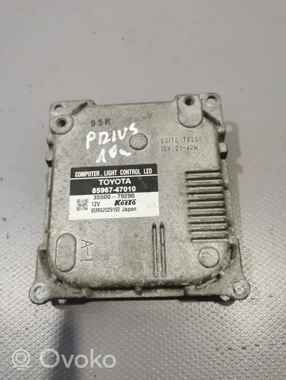 Toyota Prius (XW30) Moduł poziomowanie świateł Xenon 8596747010