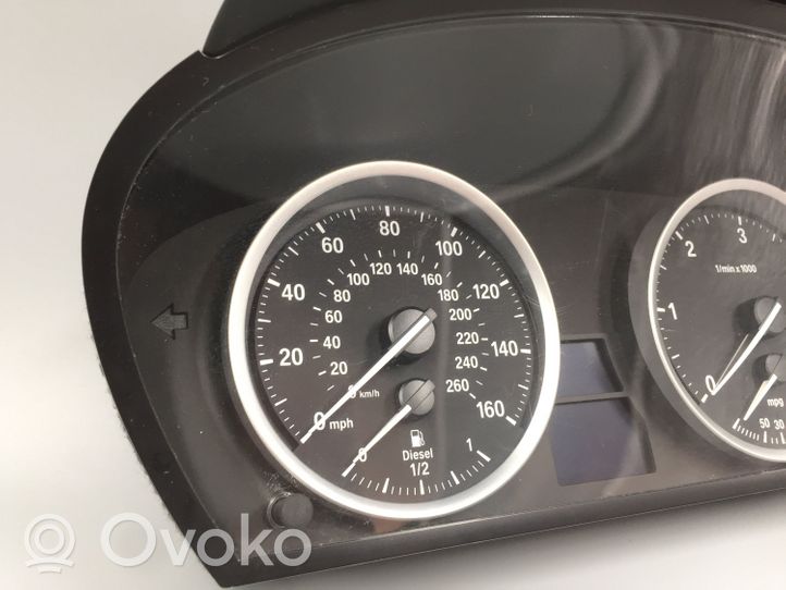 BMW 6 E63 E64 Compteur de vitesse tableau de bord 9168882