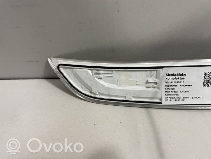 BMW 7 G11 G12 Garniture de protection de seuil intérieur 7369889