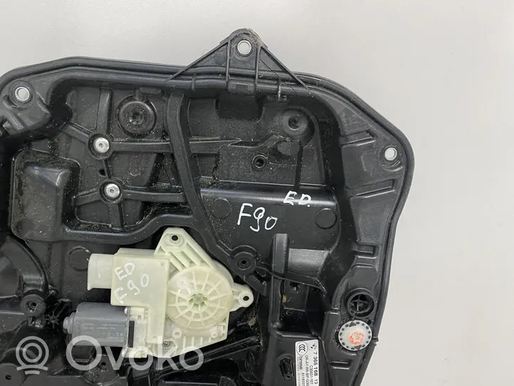 BMW M5 F90 Rear door window regulator with motor 7365168