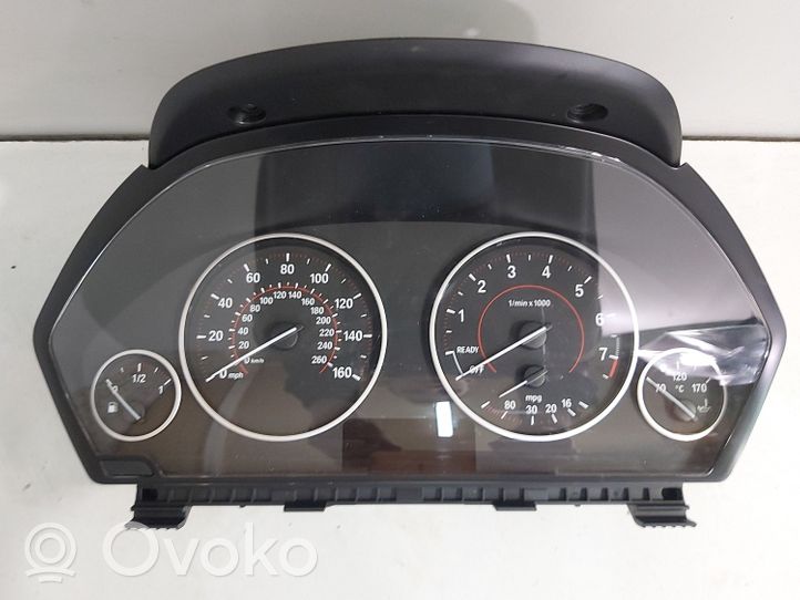 BMW 3 F30 F35 F31 Compteur de vitesse tableau de bord 9232893